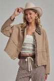 Loretta Leopard Barn Jacket