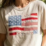 American Flag Printed Tee