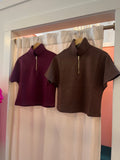 Fall 2025 Pierre Scuba Modal Quarter Zip Tee