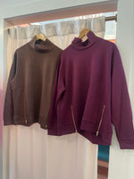 Fall 2025 Pierre Scuba Modal Side Zip Tunic