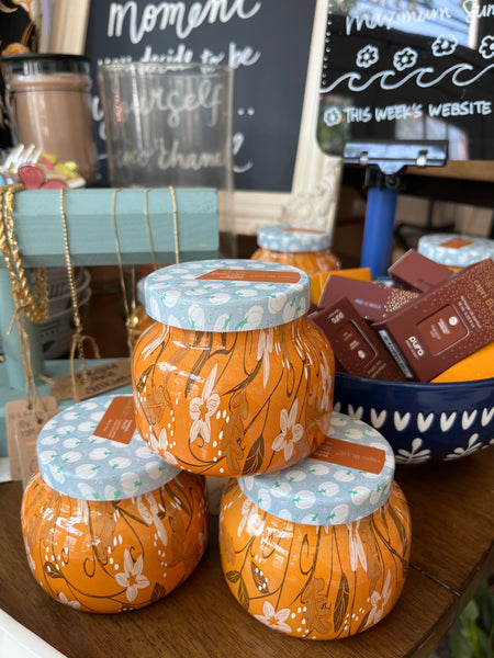 Petite Pumpkin Dulce Pattern Play Jar Candle