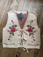 Rose Sweater Vest
