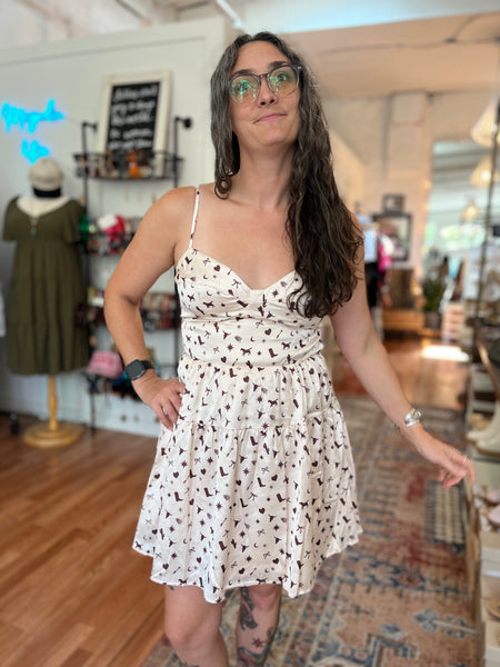 Western Satin Dress