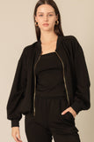 Pierre Butter Modal Bomber Jacket