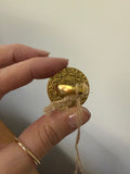 Yochi NY Brass Handmade Horse Coin Ring