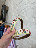 Amelia 3D Floral Embroidered Headband