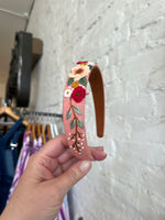 Amelia 3D Floral Embroidered Headband