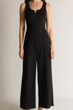 Pierre Black Tie Jumpsuit