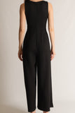 Pierre Black Tie Jumpsuit