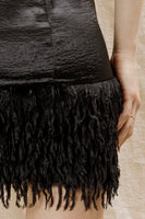 Genevieve Fur Mini Dress