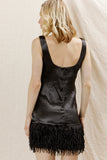 Genevieve Fur Mini Dress