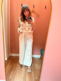*PREORDER* Cream Crochet Vest