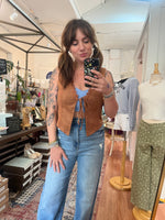 Suede Tie Vest