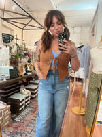 Suede Tie Vest