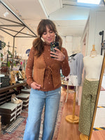 Suede Tie Vest