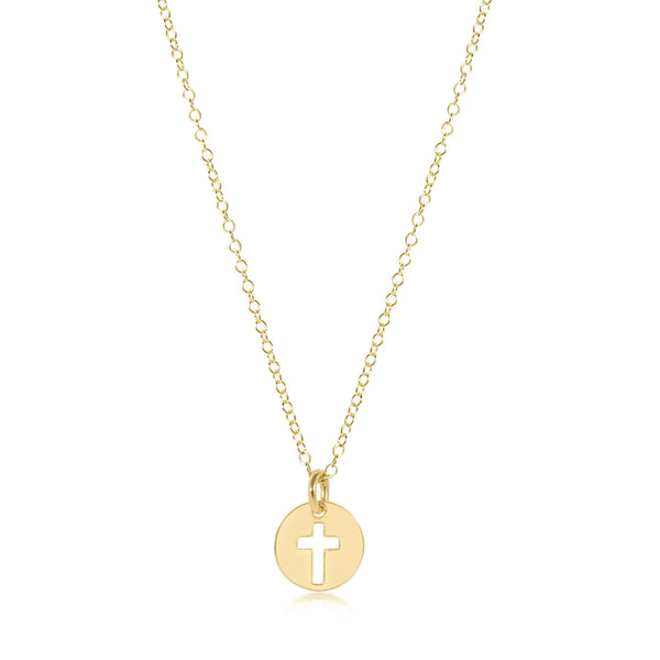 enewton | Blessed Gold Disc 16" Necklace