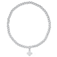 enewton | Sterling Silver Signature Cross Charm Bracelet
