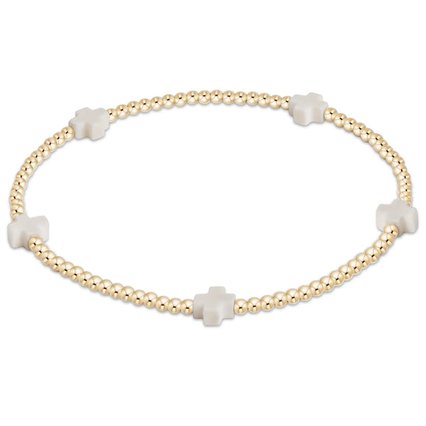 enewton | Small Signature Cross Bracelet (multiple colors)