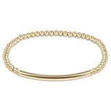 enewton | Bliss Bar Gold Bead Bracelet (2mm, 2.5 mm, or 3mm)