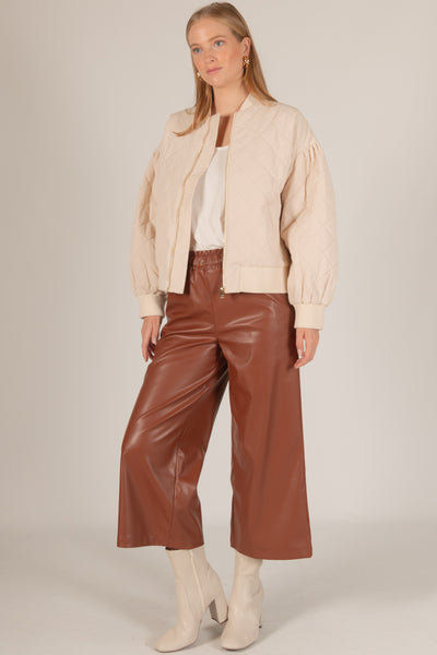 Callum Faux Leather Pant