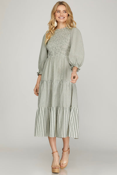 Beth Smocked Dress