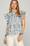 Carly Ruffle Tank