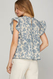 Carly Ruffle Tank