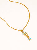Laguna 18K Gold Non-Tarnish Enamel Fish Pendant Necklace