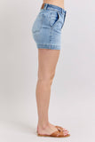 HW Denim Trouser Shorts