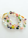 Jill Colorful Beaded Clasp Bracelets- Mariposa