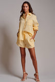 Larissa Butter Resort Button-Up Set