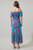 Finy Floral Dariana Pleated Maxi Dress
