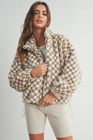 Checkered Teddy Fleece