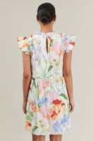 Juliet Floral Garden Lauren Shift Mini Dress