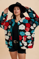 Alice Fuzzy Floral Jacket