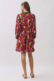 Alanis Mixed Floral Mini Dress
