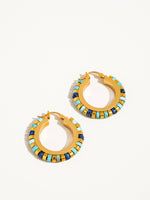 Azura 18K Gold Contemporary Hoop Earrings