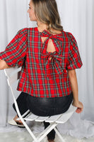 Holly Jolly Bow Blouse