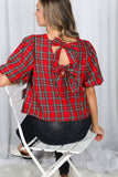 Holly Jolly Bow Blouse