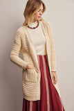 Victoria Waffle Knit Cardigan