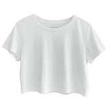 Premium cotton cropped tees