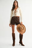 Pointelle Knit Sweater