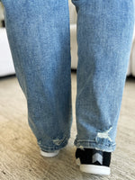 Judy Blue High Waist Distressed Straight Jeans (Website Exclusive)