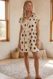 Polka Dot Poplin Mini Dress