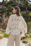 Crochet Petal Kimono Wrap 🌼