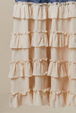 Ruffled Overall Dress