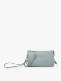 Riley 3 Compartment Crossbody/Wristlet