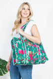 Bird Quilted Tote Bag