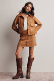 Alayna Suede Mini Skirt