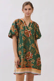Sally Printed Mini Dress